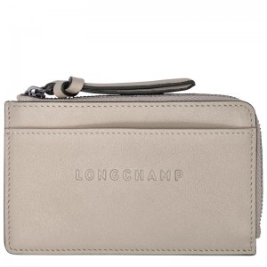 Longchamp 3D Kaarthouder Dames Grijs | 950872-POA