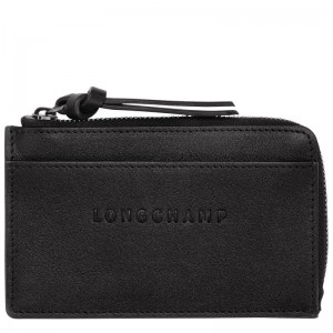 Longchamp 3D Kaarthouder Heren Zwart | 207186-ONT