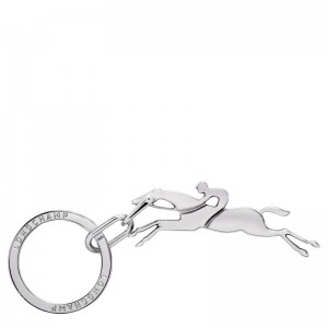 Longchamp Cavalier Sleutelhangers Heren Zilver | 843725-EVP