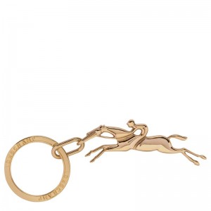 Longchamp Cavalier Sleutelhangers Heren Goud | 409327-EPQ