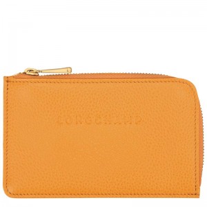 Longchamp Le Foulonné Kaarthouder Dames Abrikoos Oranje | 178432-FWQ