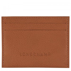 Longchamp Le Foulonné Kaarthouder Dames Bruin | 734012-TCI