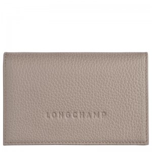 Longchamp Le Foulonné Kaarthouder Heren Grijs | 053962-KVR