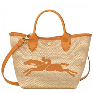 Longchamp Le Panier Pliage S Basket Bag Dames Abrikoos Oranje | 145987-OQG