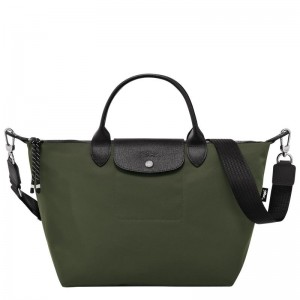 Longchamp Le Pliage Energy L Handtas Heren Khaki | 537814-IGK