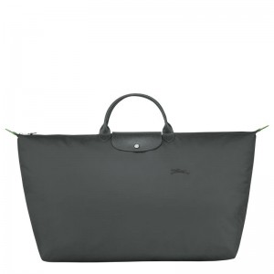 Longchamp Le Pliage Green M Reistas Dames Grijs | 415730-RSK