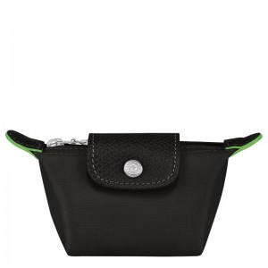 Longchamp Le Pliage Green Portemonnee Dames Zwart | 827013-OIM