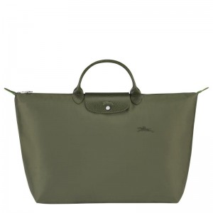 Longchamp Le Pliage Green S Reistas Dames Groen | 702935-INQ