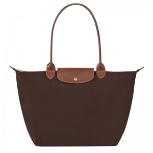 Longchamp Le Pliage Original L Tote Tassen Dames Bruin | 840623-AMY