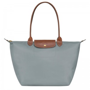 Longchamp Le Pliage Original L Tote Tassen Dames Grijs | 392740-QRE