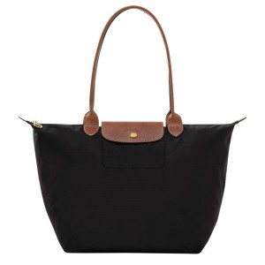 Longchamp Le Pliage Original L Tote Tassen Dames Zwart | 295671-SGA