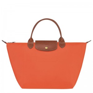 Longchamp Le Pliage Original M Handtas Dames Oranje | 721369-ONT