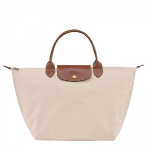 Longchamp Le Pliage Original M Handtas Dames Wit | 602794-IVX