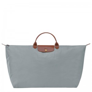 Longchamp Le Pliage Original M Reistas Dames Grijs | 894025-VPR