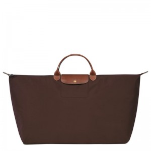 Longchamp Le Pliage Original M Reistas Heren Bruin | 137460-JIN