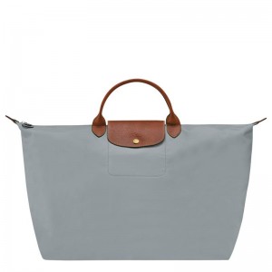 Longchamp Le Pliage Original S Reistas Dames Grijs | 082735-MHI