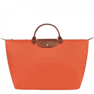 Longchamp Le Pliage Original S Reistas Heren Oranje | 837192-DKR