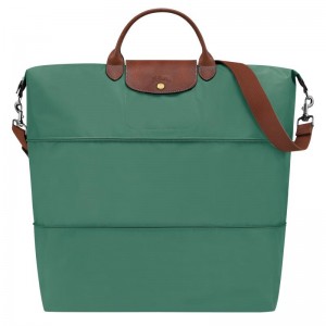 Longchamp Le Pliage Original expandable Reistas Dames Groen | 568492-ETZ