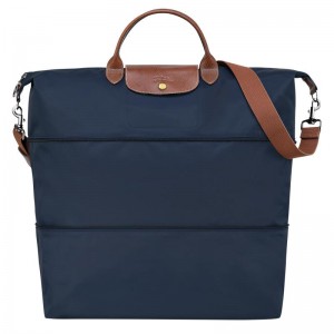 Longchamp Le Pliage Original expandable Reistas Dames Donkerblauw | 238614-IWQ