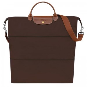 Longchamp Le Pliage Original expandable Reistas Heren Bruin | 204579-JOD