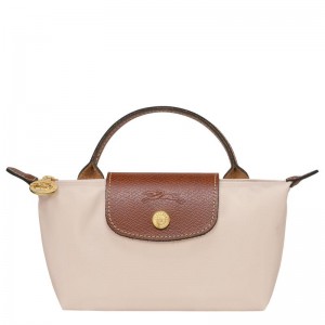 Longchamp Le Pliage Original with handle Zak Heren Wit | 037528-HAW