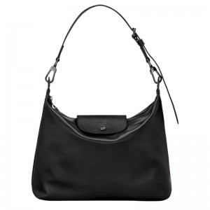 Longchamp Le Pliage Xtra M Hobo Tas Dames Zwart | 297516-DGC