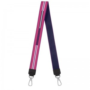 Longchamp Rayures Shoulder Straps Heren Paars | 573928-OPJ