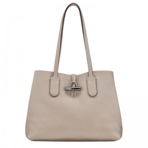 Longchamp Roseau Essential M Tote Tassen Dames Grijs | 673052-DRW