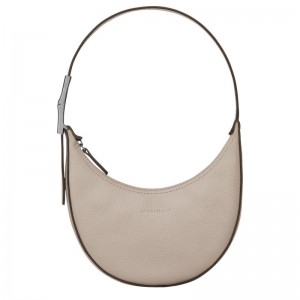 Longchamp Roseau Essential S Hobo Tas Dames Grijs | 634801-JOK