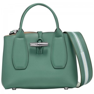 Longchamp Roseau S Handtas Dames Groen | 264519-JYR