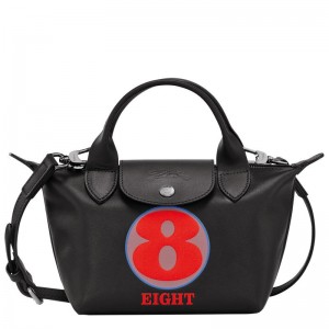 Longchamp x Robert Indiana XS Handtas Dames Zwart | 245917-WKI