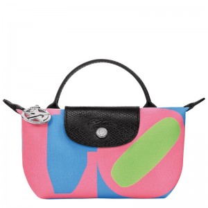 Longchamp x Robert Indiana Zak Heren Roze | 394281-TKO