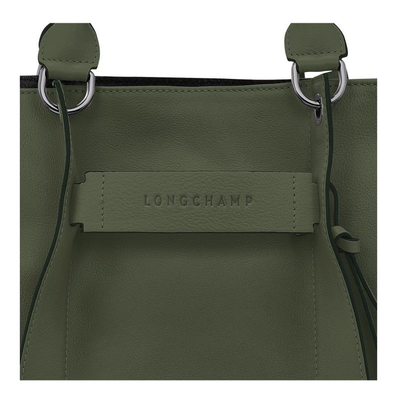 Longchamp 3D L Handtas Dames Khaki | 503847-MQC