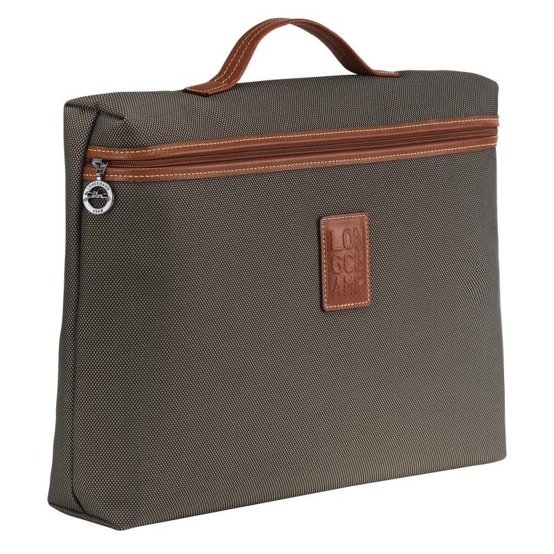 Longchamp Boxford S Aktentas Heren Bruin | 394610-MWP