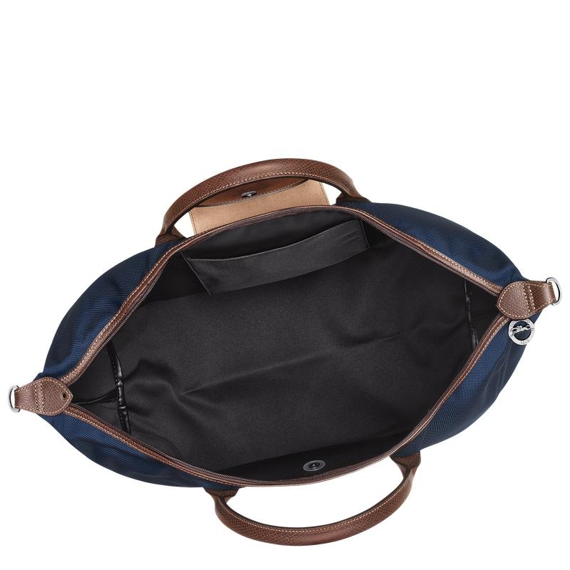 Longchamp Boxford S Reistas Heren Blauw | 986402-HPE