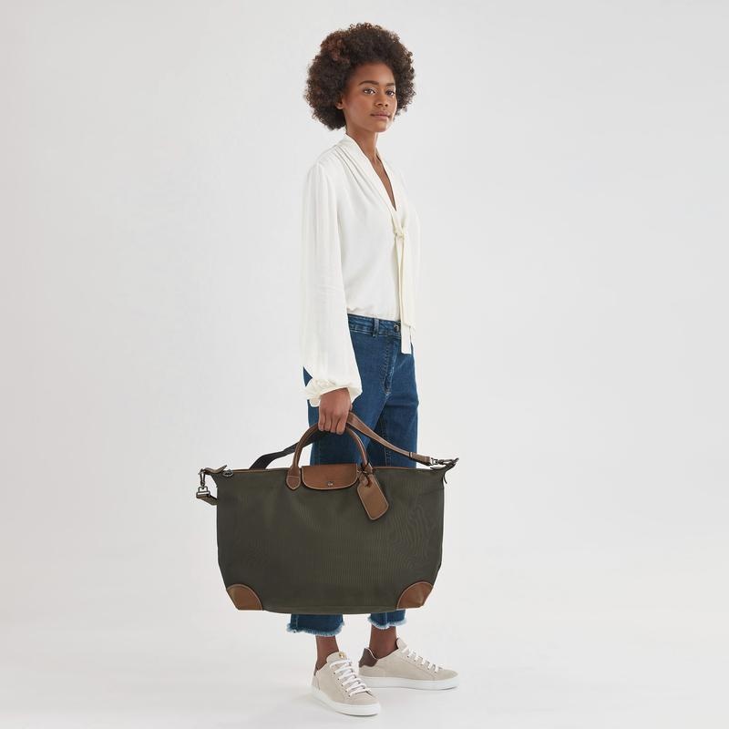 Longchamp Boxford S Reistas Heren Bruin | 802136-GRH