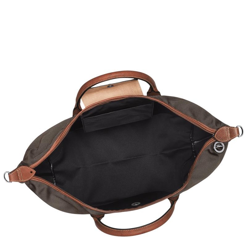 Longchamp Boxford S Reistas Heren Bruin | 802136-GRH