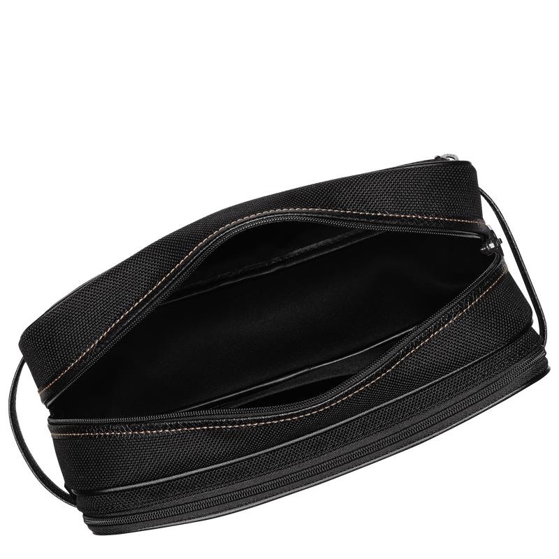 Longchamp Boxford Toilettas Heren Zwart | 796208-GJZ