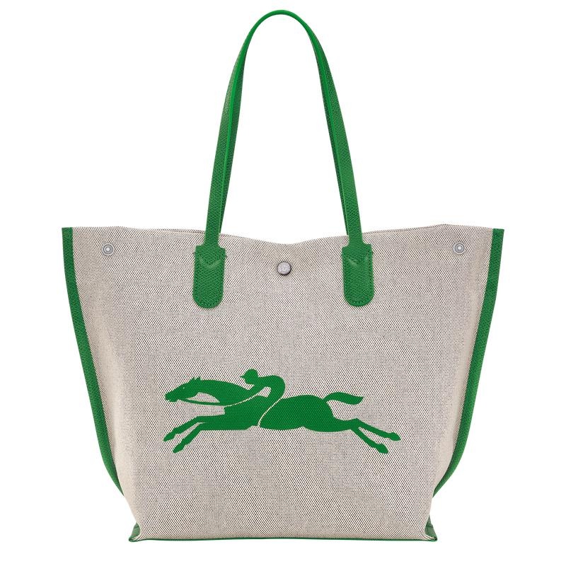 Longchamp Essential L Tote Tassen Dames Groen | 032974-FLR