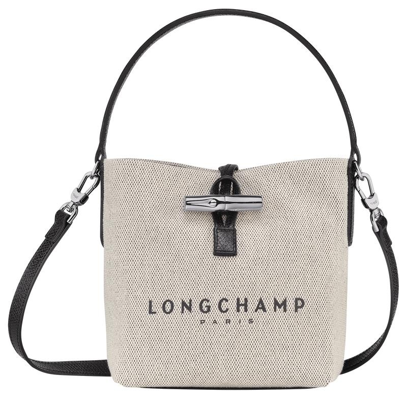 Longchamp Essential XS Buckettas Dames Wit | 964853-FGJ