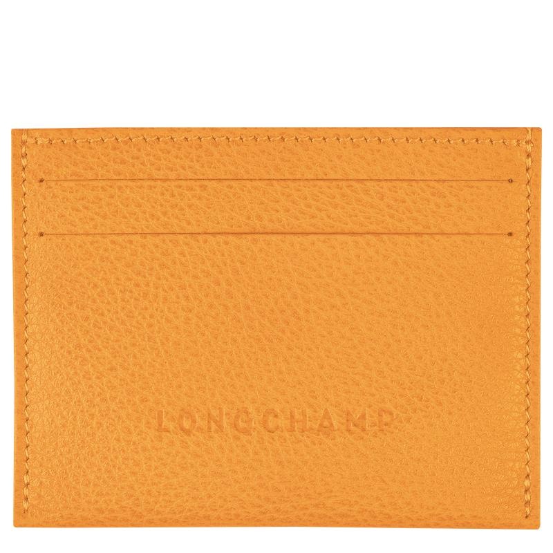 Longchamp Le Foulonné Kaarthouder Heren Abrikoos Oranje | 415289-OZM