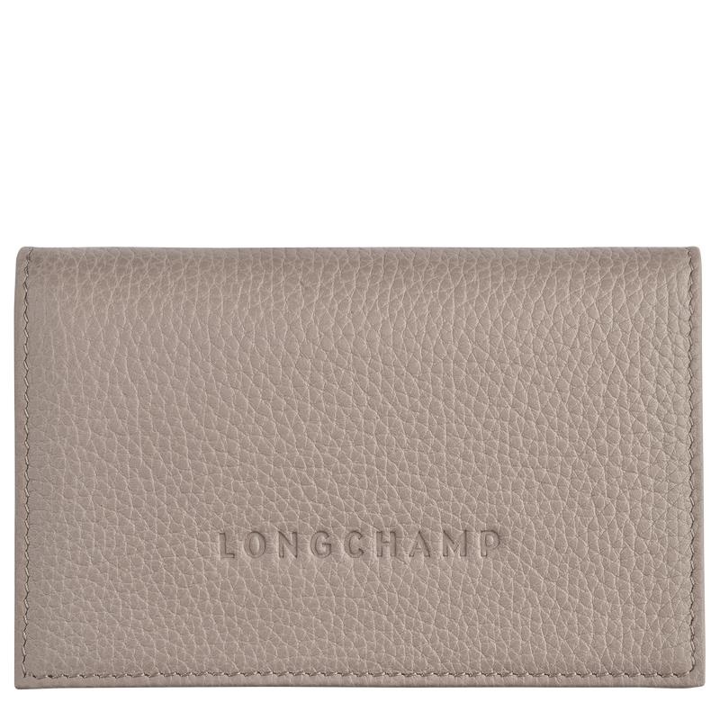 Longchamp Le Foulonné Kaarthouder Heren Grijs | 053962-KVR