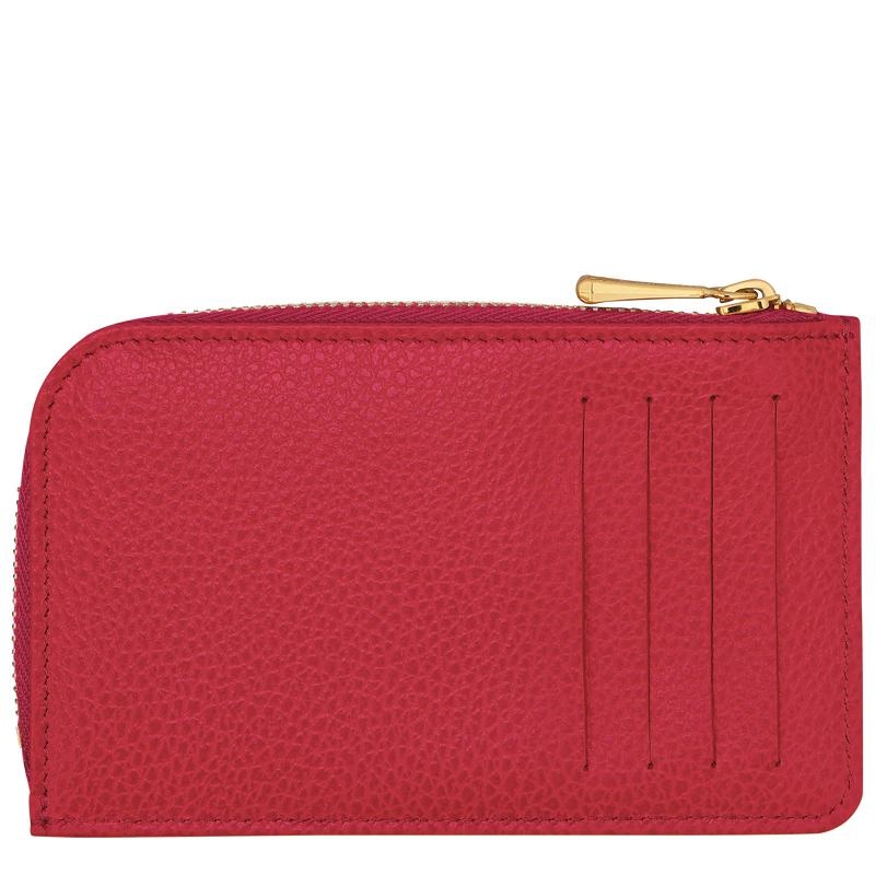 Longchamp Le Foulonné Kaarthouder Heren Rood | 231487-PQS