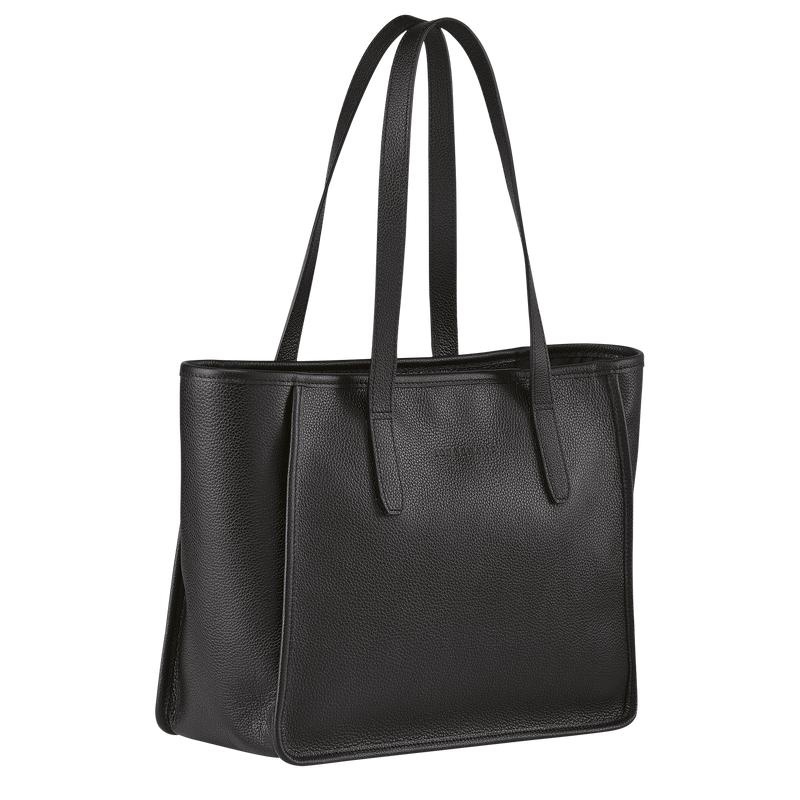 Longchamp Le Foulonné L Tote Tassen Dames Zwart | 085723-OHE