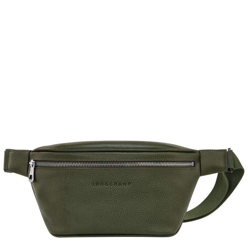 Longchamp Le Foulonné M Heuptas Heren Khaki | 965123-OPJ