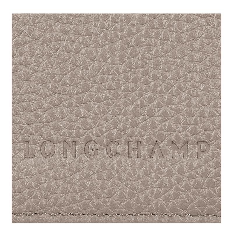 Longchamp Le Foulonné Passport cover Reistas Dames Grijs | 978035-OJS