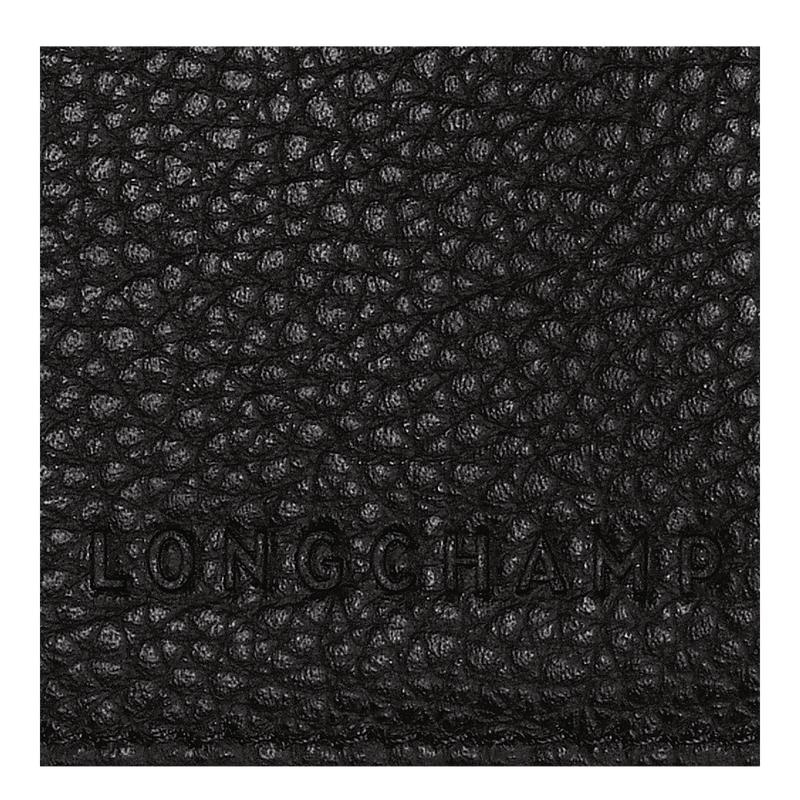 Longchamp Le Foulonné Passport cover Reistas Heren Zwart | 683094-CVI