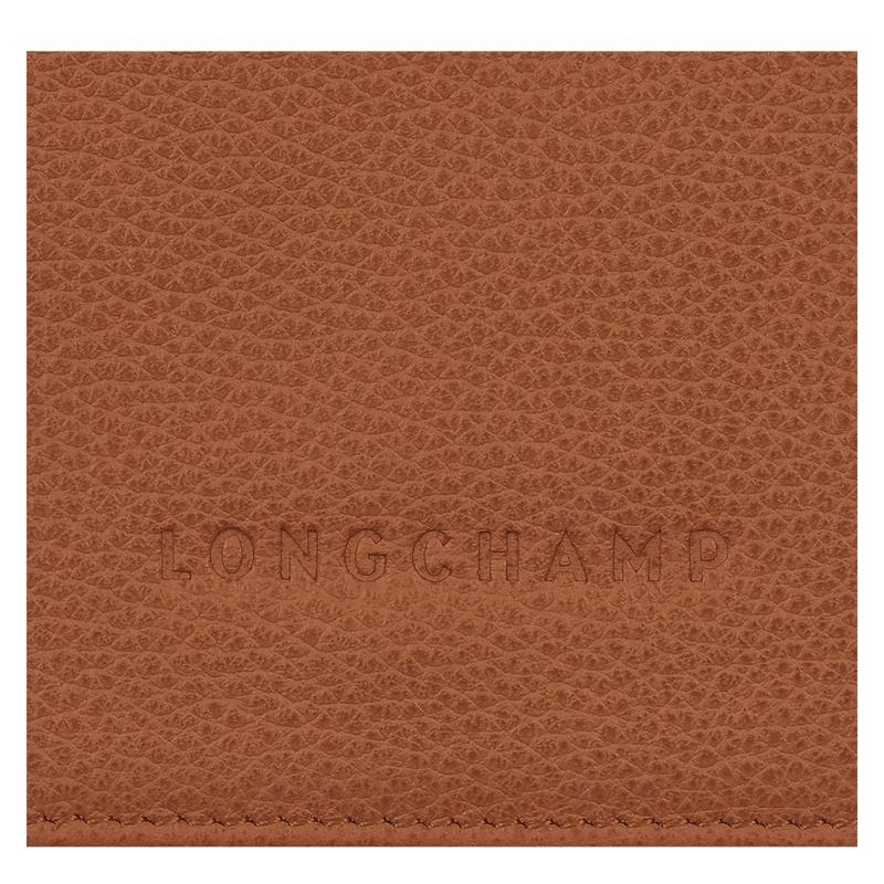 Longchamp Le Foulonné Portefeuille Dames Bruin | 529014-NHF