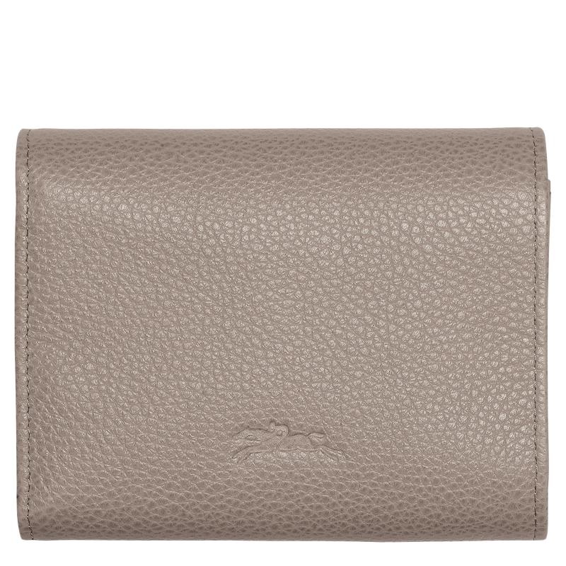 Longchamp Le Foulonné Portefeuille Dames Grijs | 046278-TZU