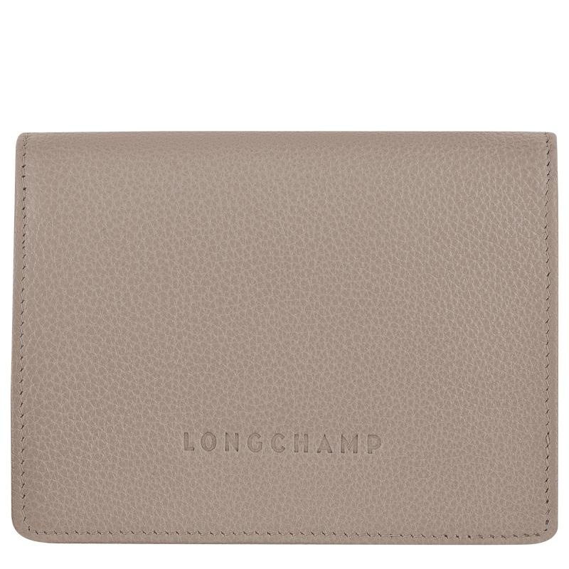 Longchamp Le Foulonné Portefeuille Dames Grijs | 046278-TZU